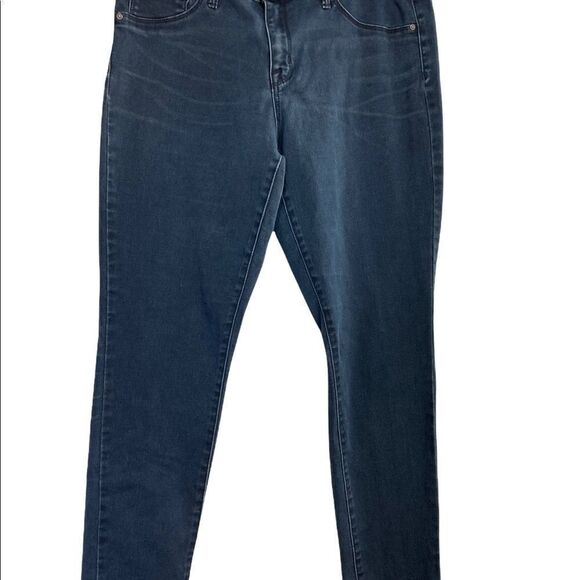 MOSSIMO, Denim Legging, Blue, Size 14, zipper and button closure, belt Loops - Picture 1 of 8